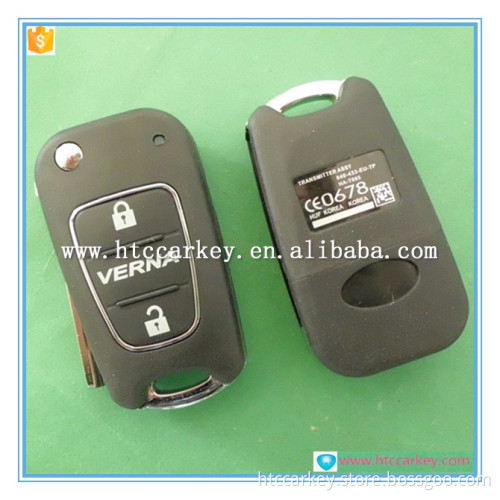 key covers for hyundai Flip Remote Key Shell